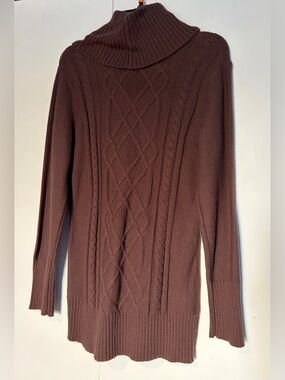 NWT: Cabela's Brown Ribbed Knit Sweater